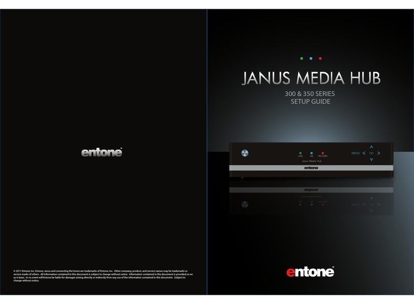 Entone Janus 300&350 Setup guide