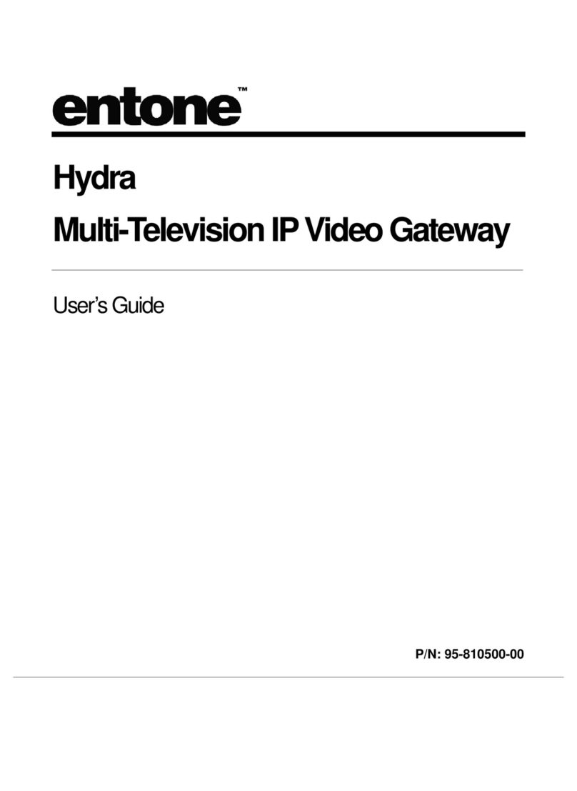 Entone Hydra II user guide