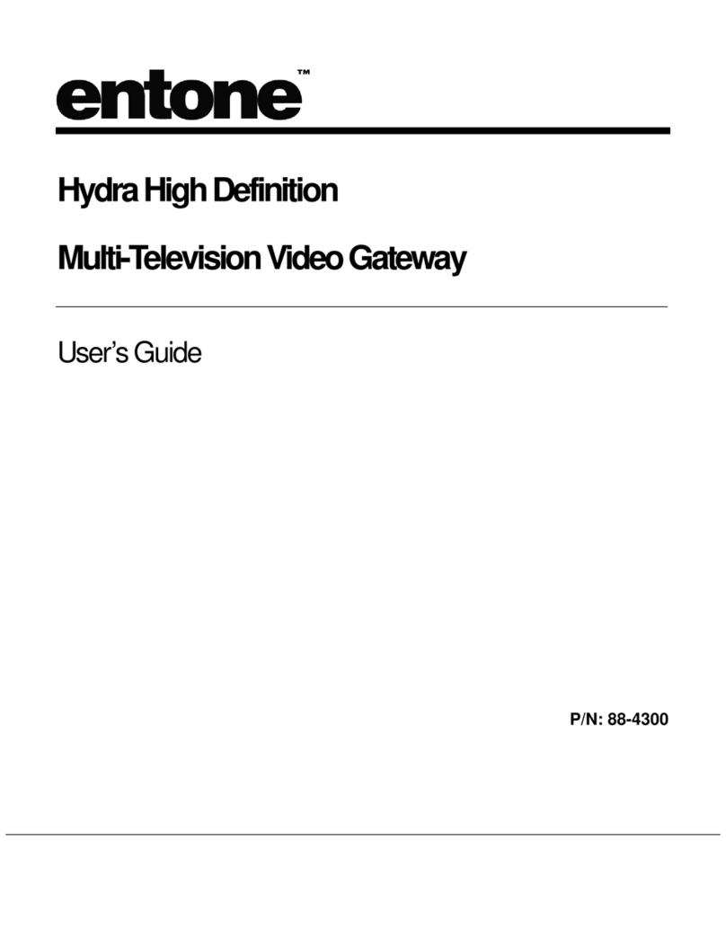 Entone Hydra HD A-Series user guide