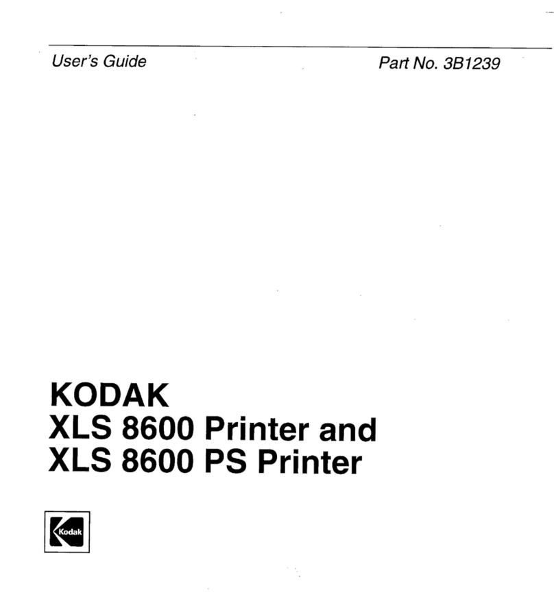 Kodak XLS 8600 PS User manual