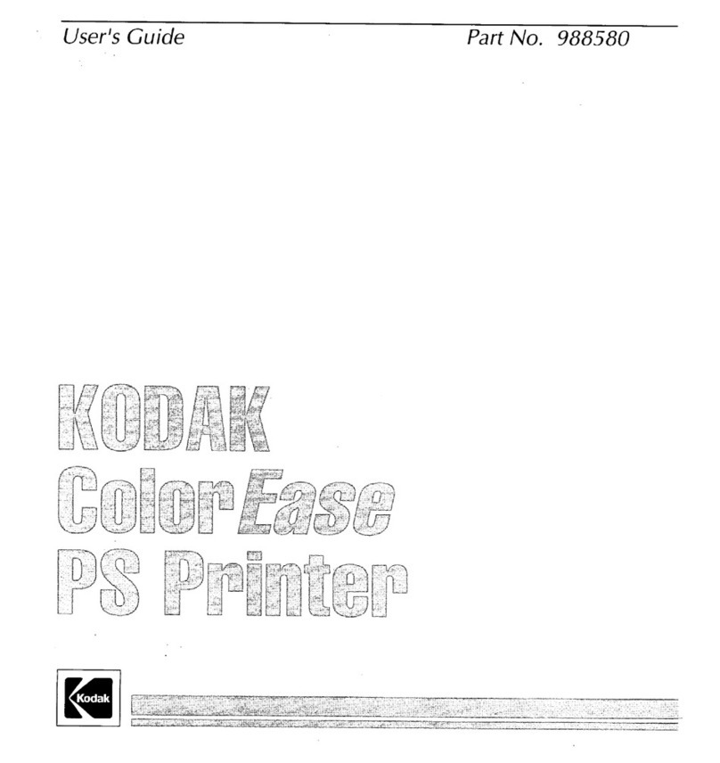 Kodak Color Ease PS Printer User manual