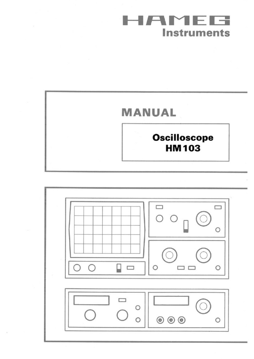 Hameg HM 103 manual&nbsp;