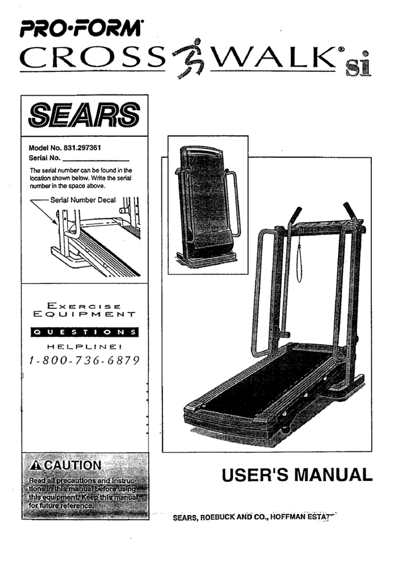 Pro-Form 831.297361 User manual Pro-Form 831.297361 User manual