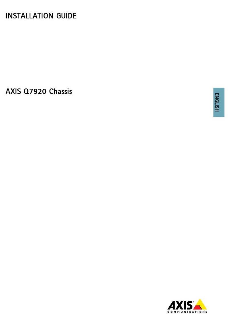 Axis Q7920 installation guide