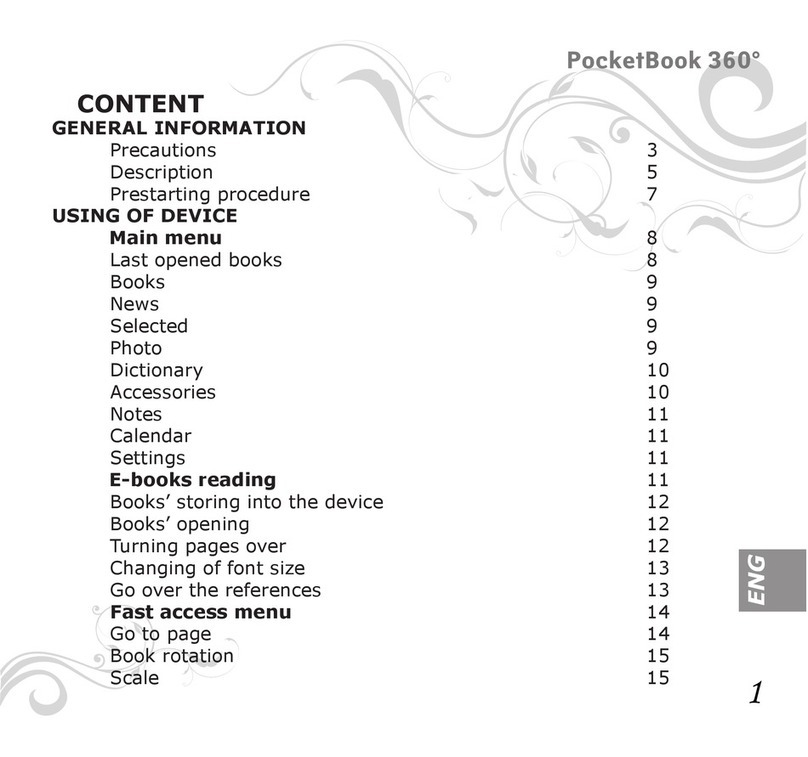 Obrey Pocketbook 360 user manual