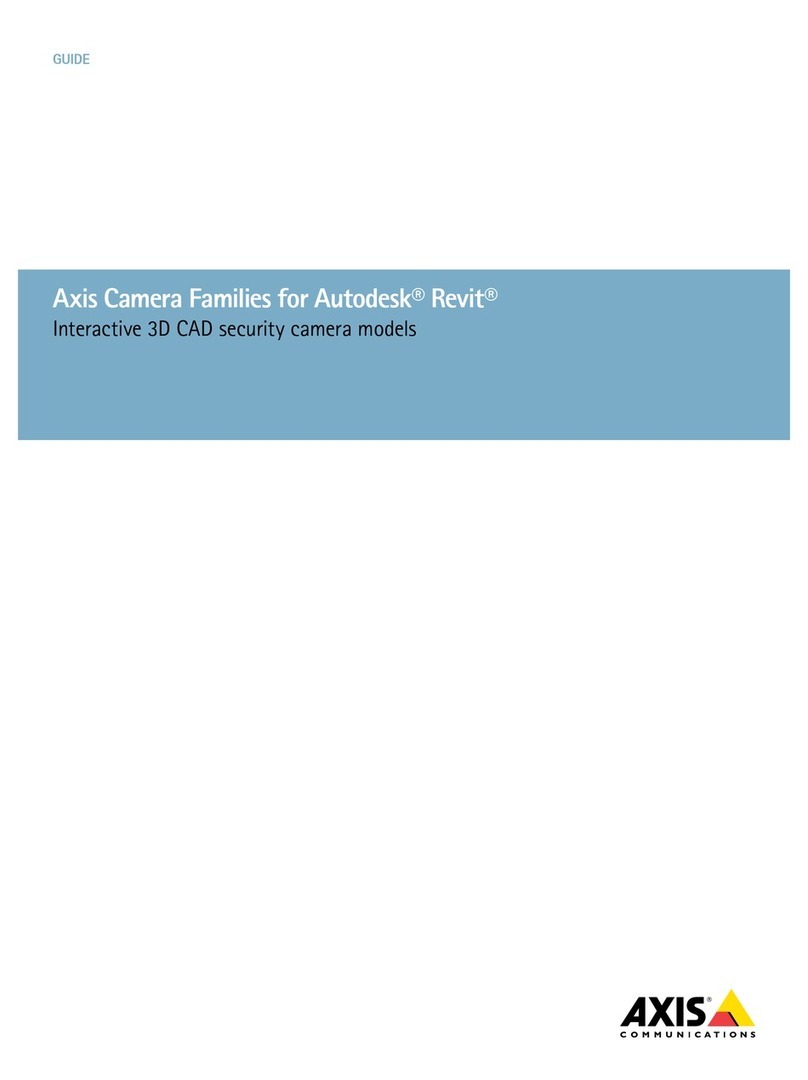 Axis Axis Camera Families for Autodesk Revit User manual