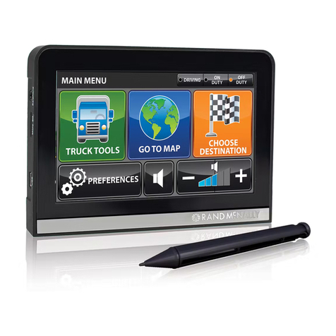 Rand McNally intelliroute TND 700 User manual Rand McNally intelliroute TND 700 User manual