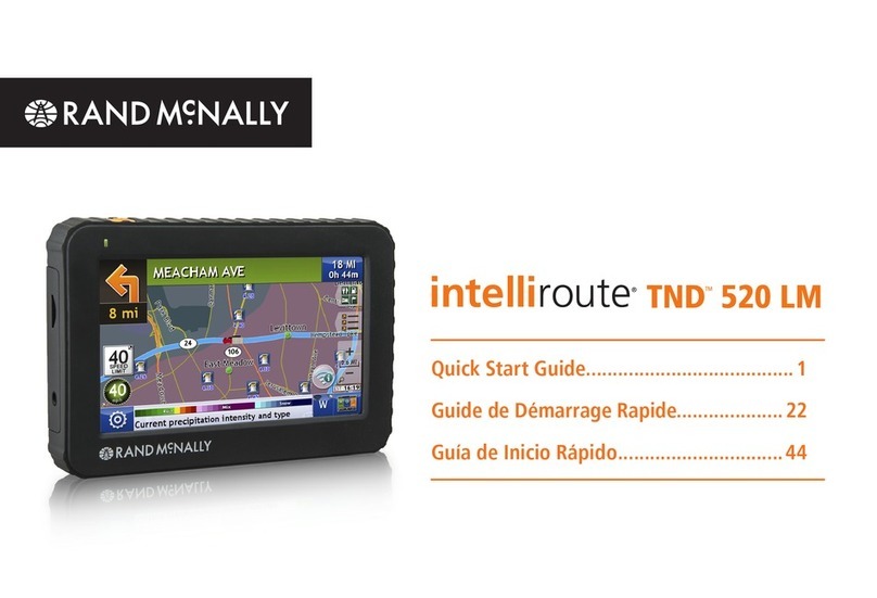 Rand McNally intelliroute TND 520 LM User manual
