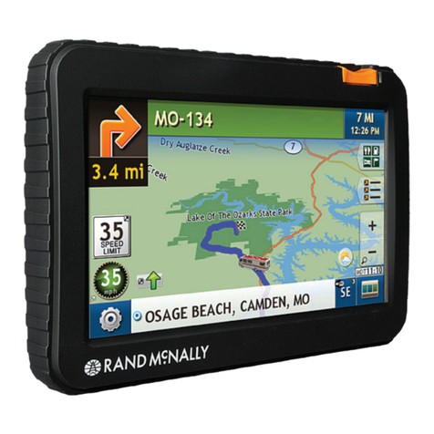 Rand McNally RVND 7720 User manual