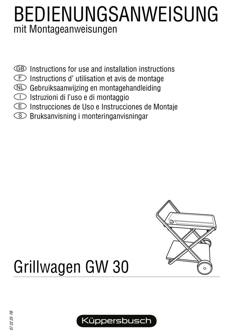 Kuppersbusch GW 30 instruction manual