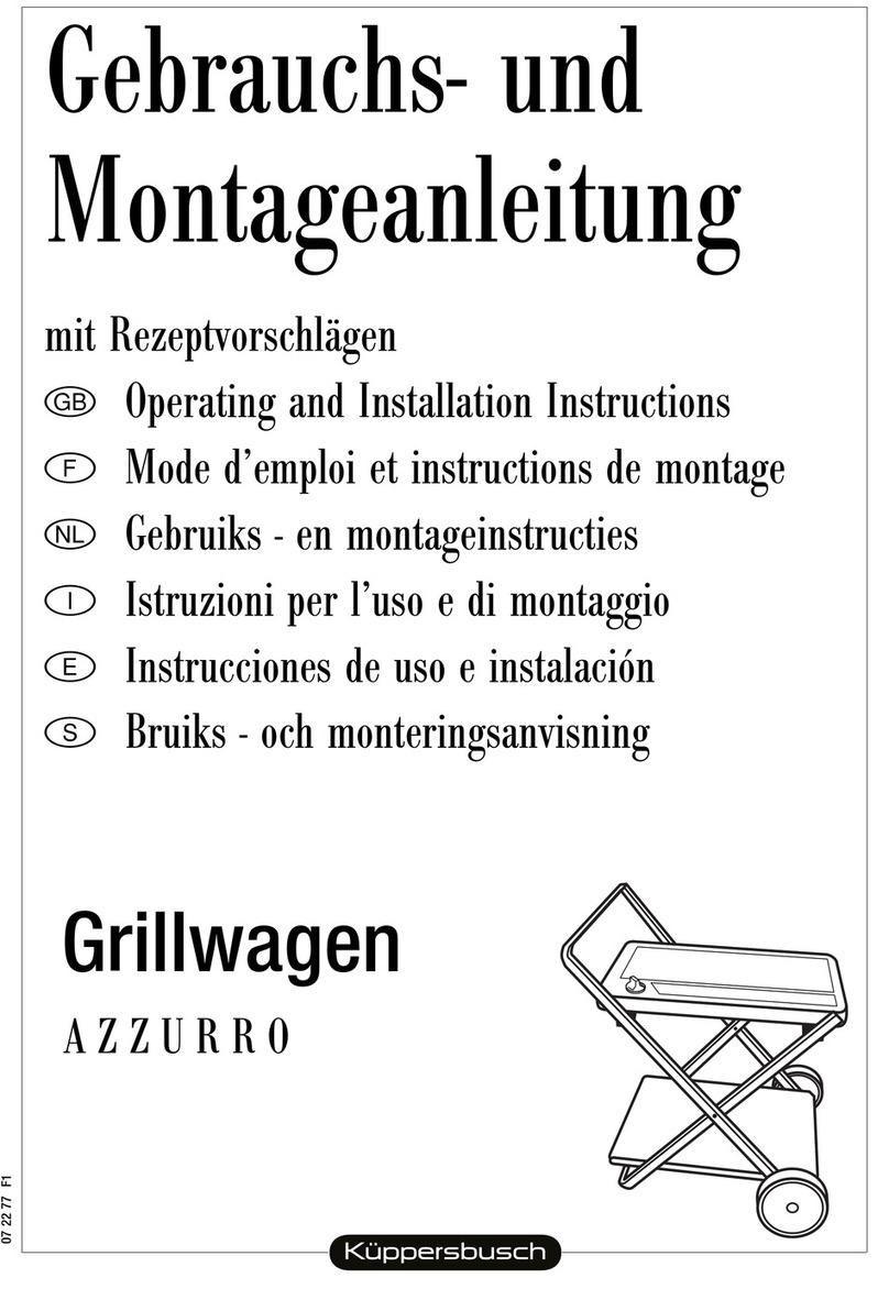Kuppersbusch Azzurro Specification sheet
