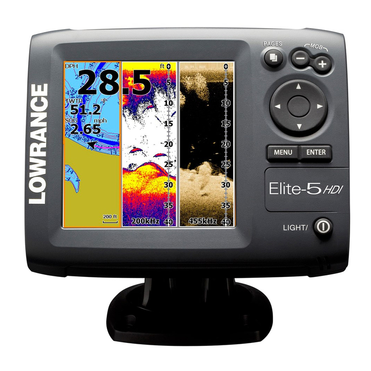 Lowrance Elite-5 HDI User manual