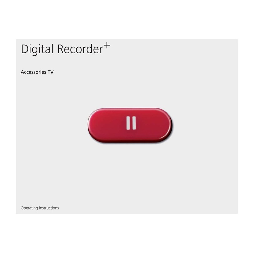 Loewe Digital Recorder+ operating instructions