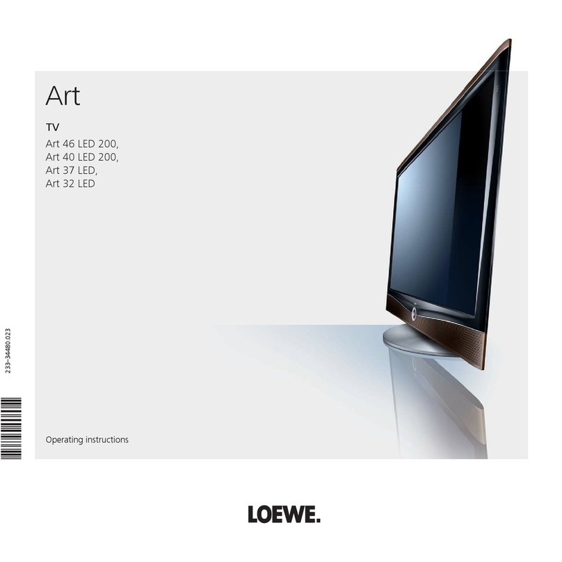 Loewe Art 40 LED 200 User manual Loewe Art 40 LED 200 User manual