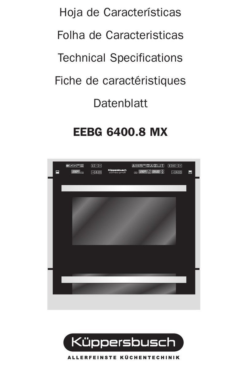 Kuppersbusch EEBG 6400.8 MX Technical specifications Kuppersbusch EEBG 6400.8 MX Technical specifications