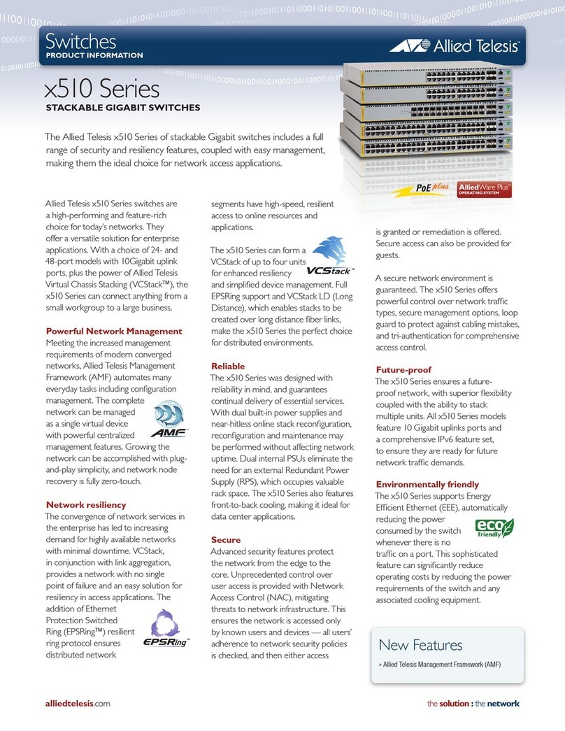 Allied Telesis x510 Series User manual