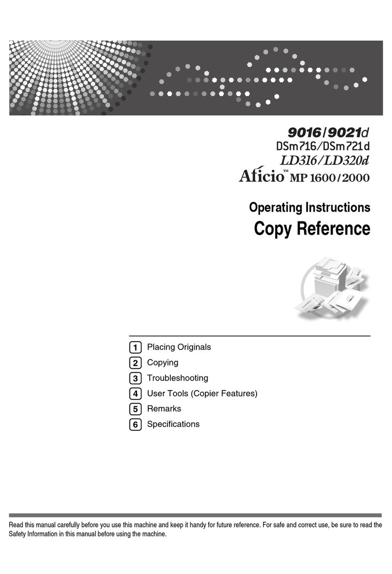 Ricoh LD316D User manual