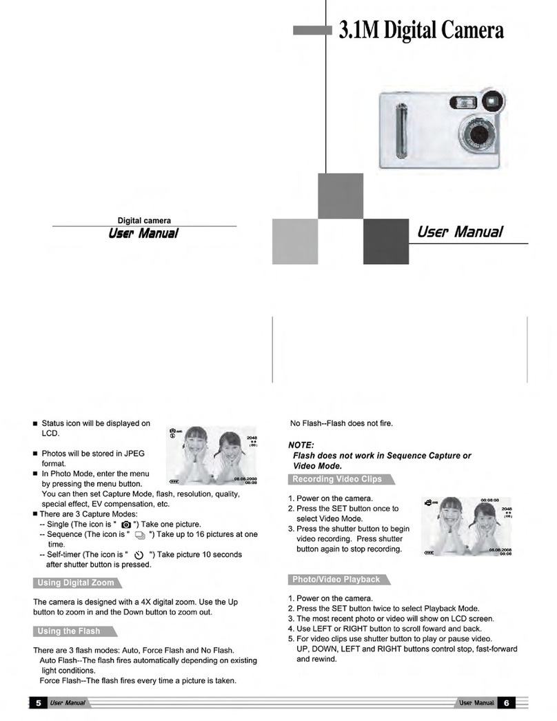 Intova 3.1M Digital Camera user manual