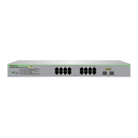 Allied Telesis AT-GS950/16PS User manual Allied Telesis AT-GS950/16PS User manual