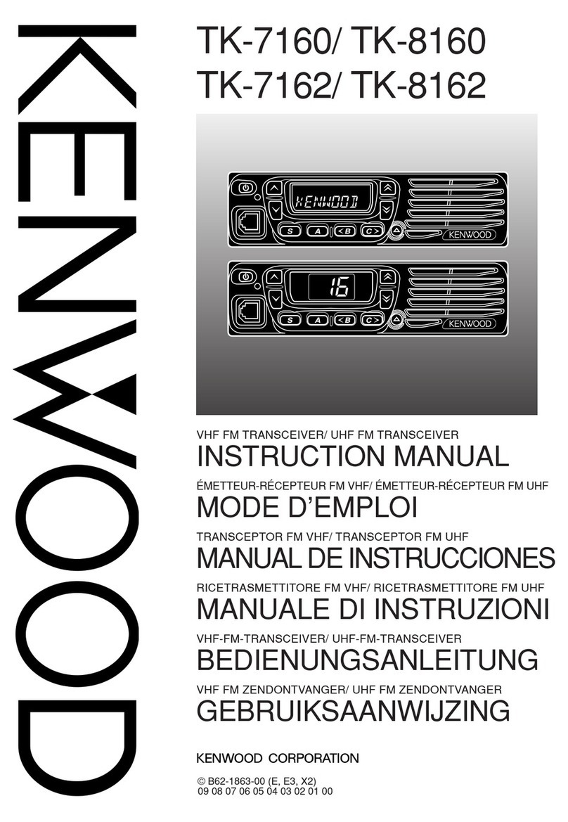 Kenwood TK-7160 User manual
