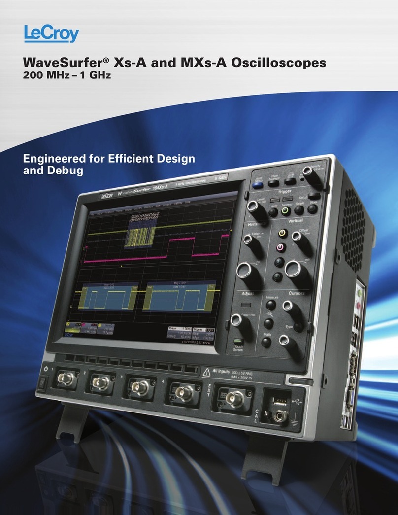 LeCroy Xs-A User manual