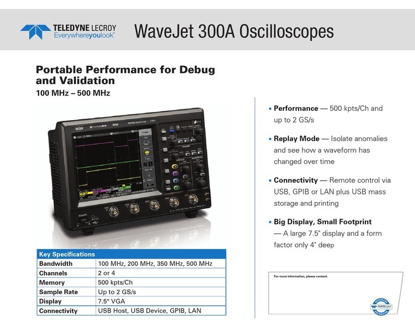 LeCroy WaveJet 300A series User manual