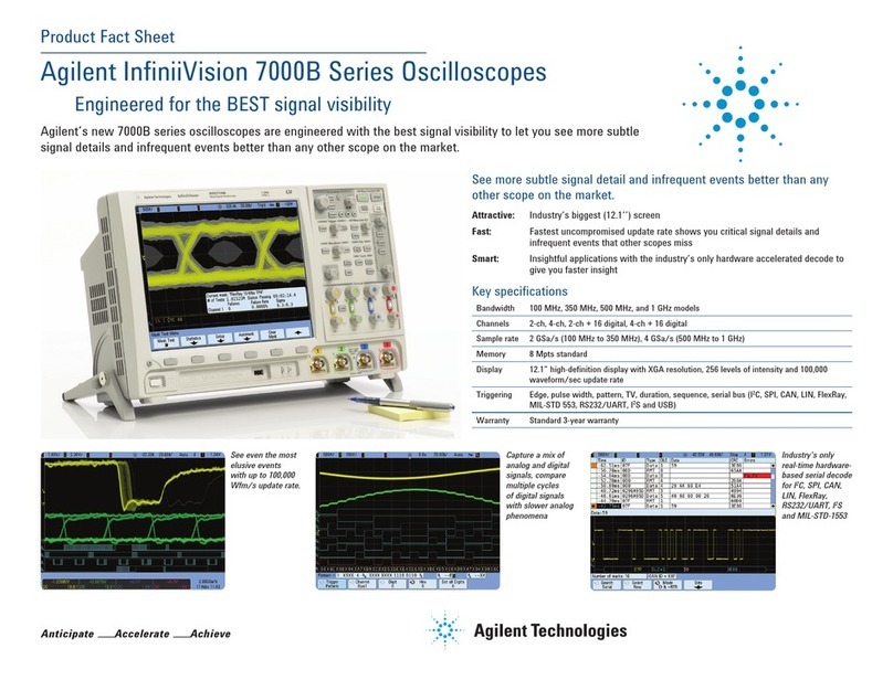Agilent Technologies InfiniiVision 7000B Series User manual