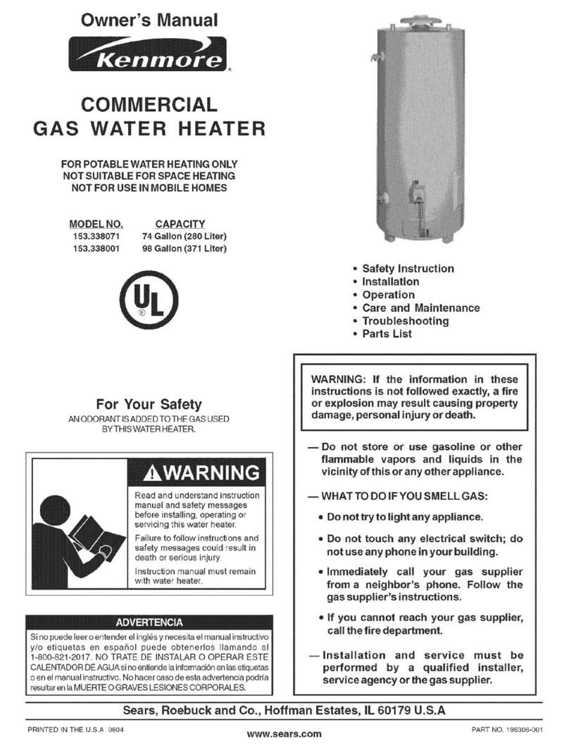 Kenmore 153.338071 owner's manual
