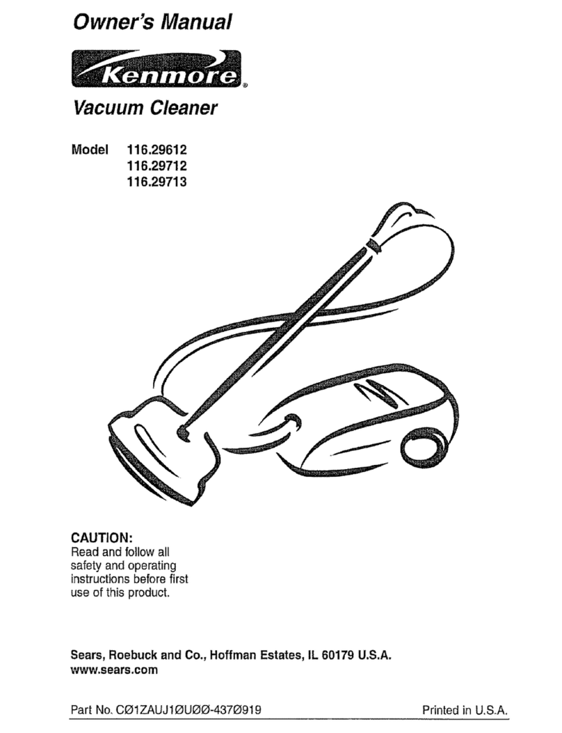 Kenmore 116.29612 User manual