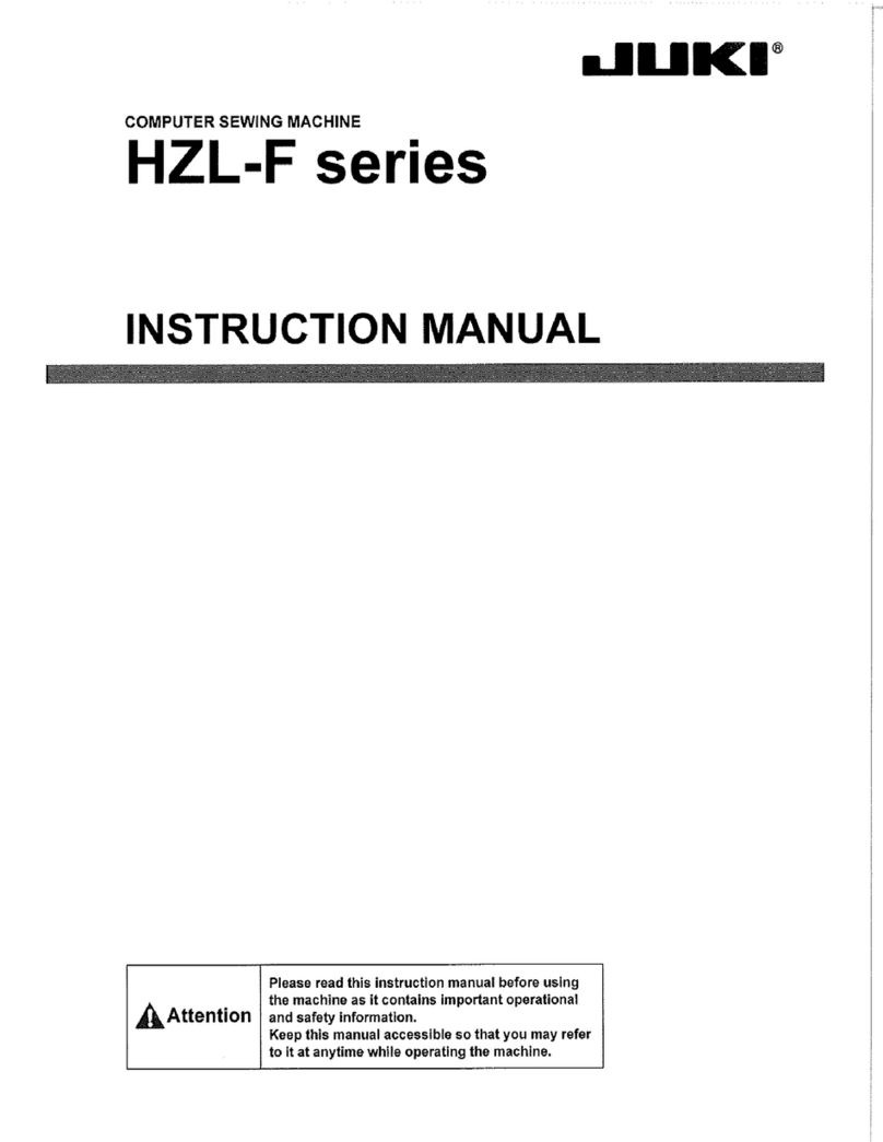 JUKI HZL-F series Insrtuction manual