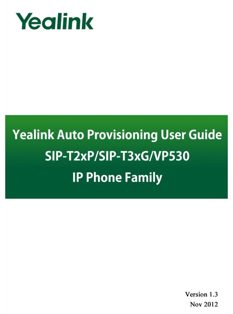 Yealink SIP-T2XP User manual Yealink SIP-T2XP User manual