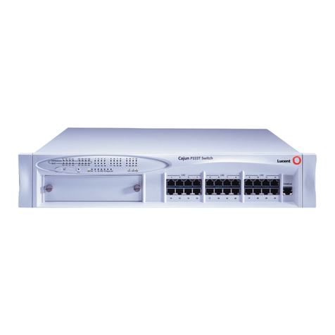 Lucent Technologies Cajun P333T quick start guide