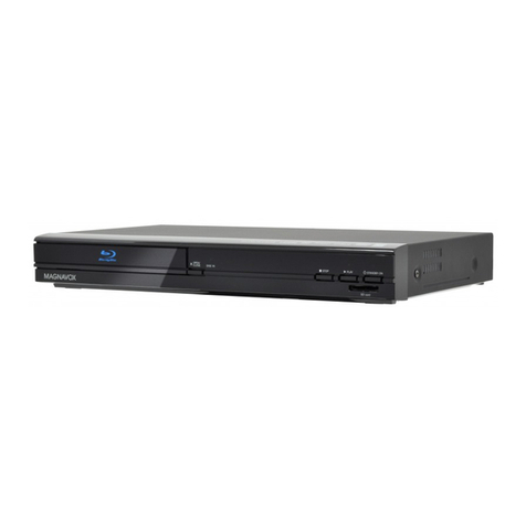 Magnavox NB500MG1F - Blu-Ray Disc Player User manual