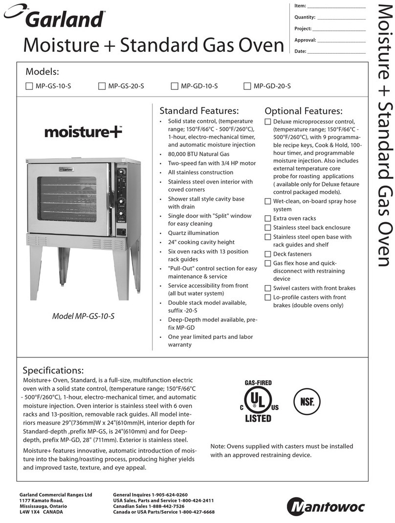 Garland moisture+ MP-GS-10-S manual&nbsp;