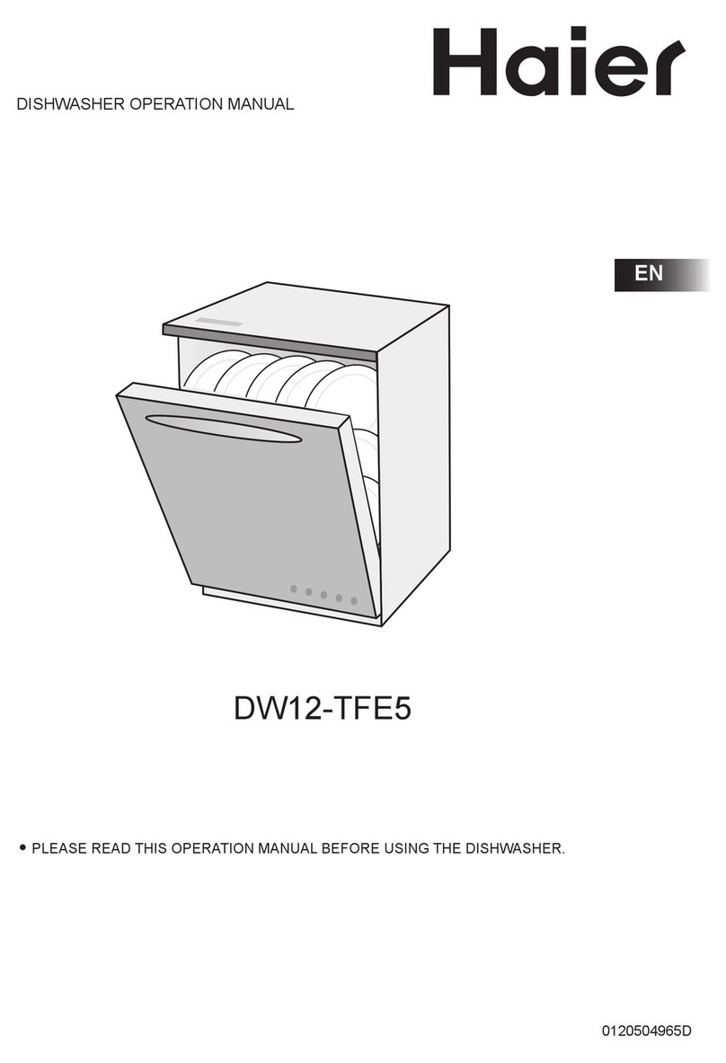 Haier DW12-TFE5 User manual