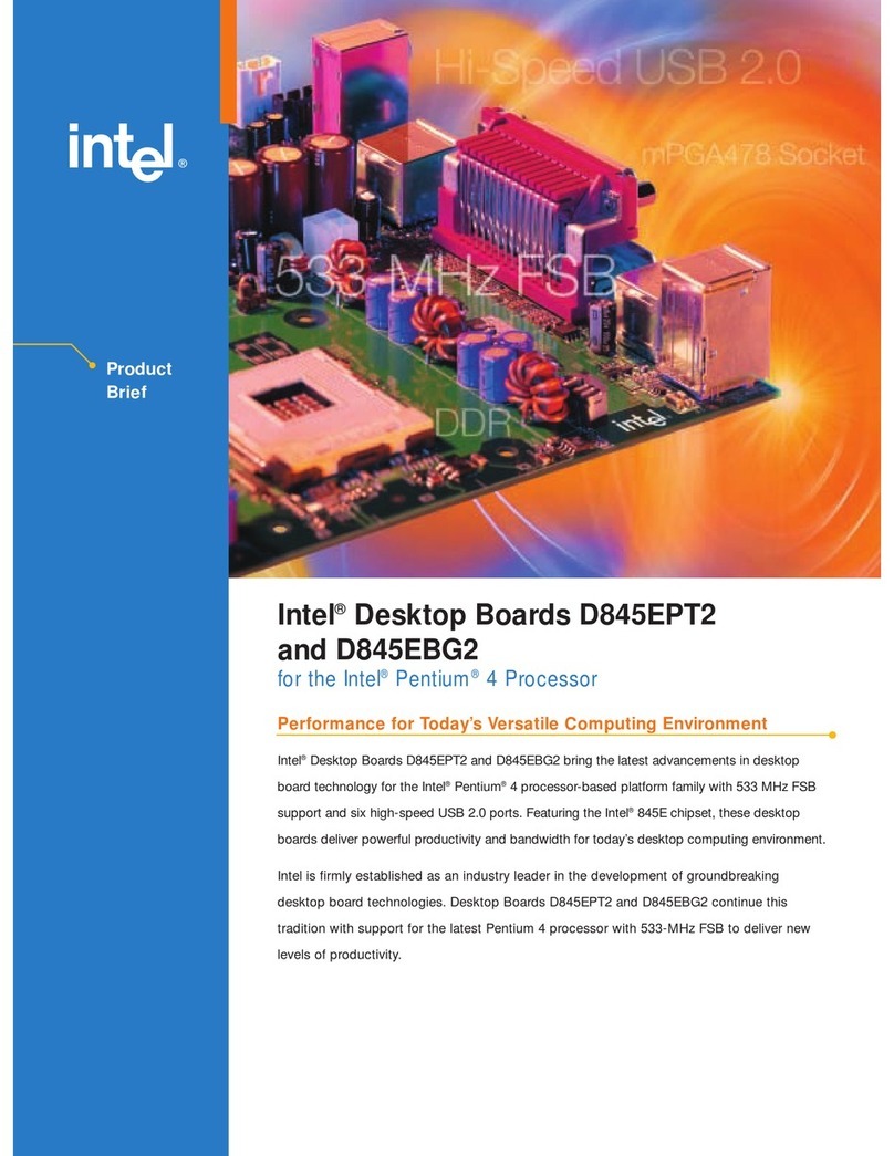 Intel D845EBG2 - Desktop Board Motherboard Guide