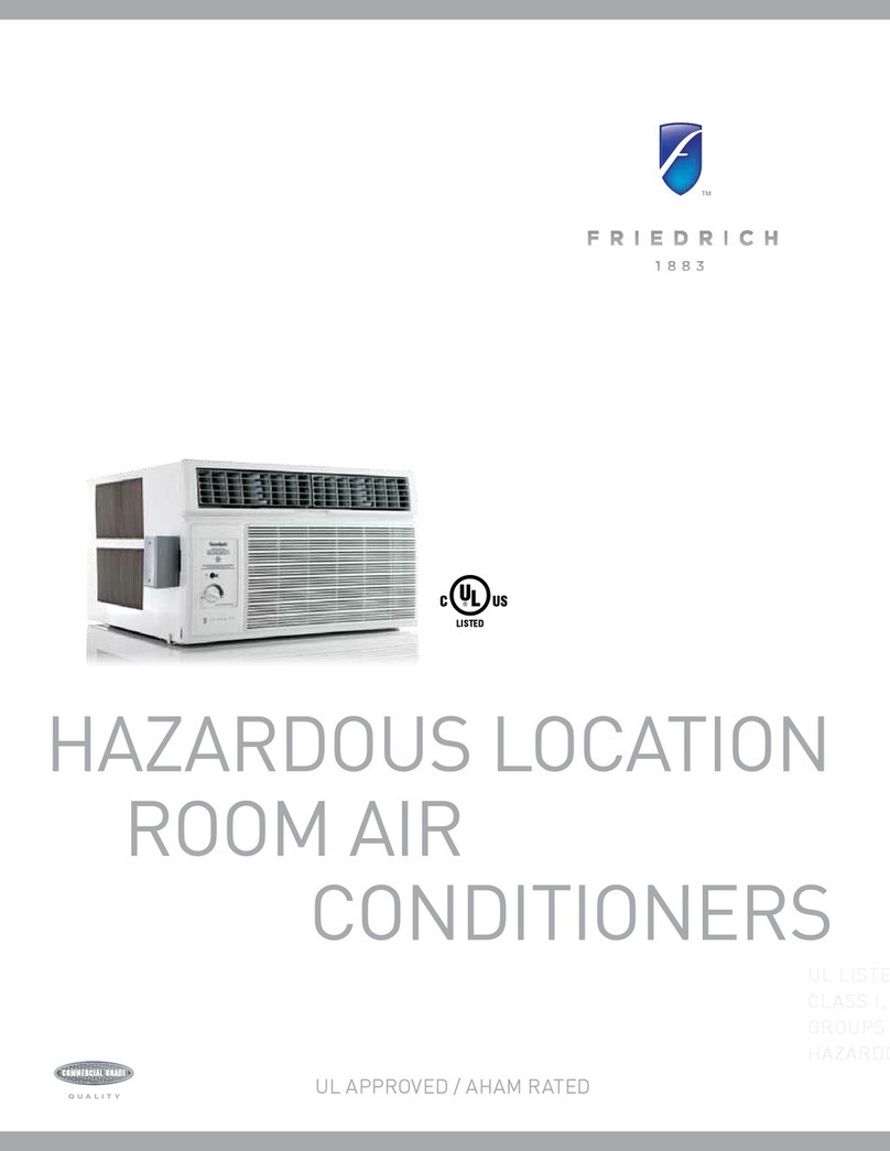 Friedrich Hazardgard SH20M30 User manual Friedrich Hazardgard SH20M30 User manual