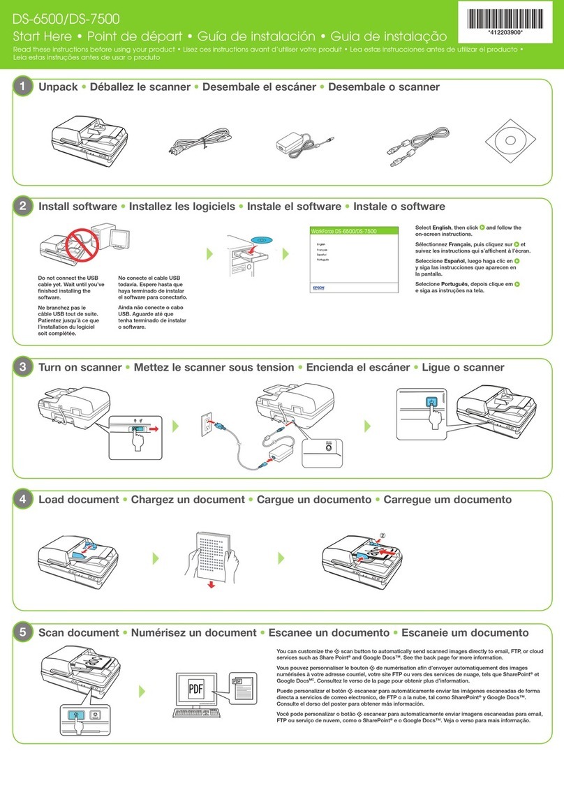 Epson DS-6500 WorkForce DS-6500 Instruction Manual