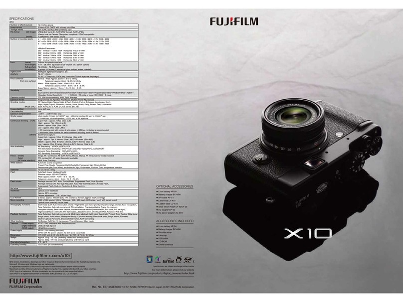 FujiFilm X10 User manual