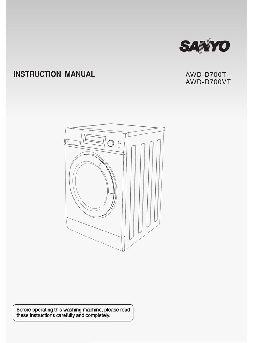 Sanyo AWD-D700T User manual