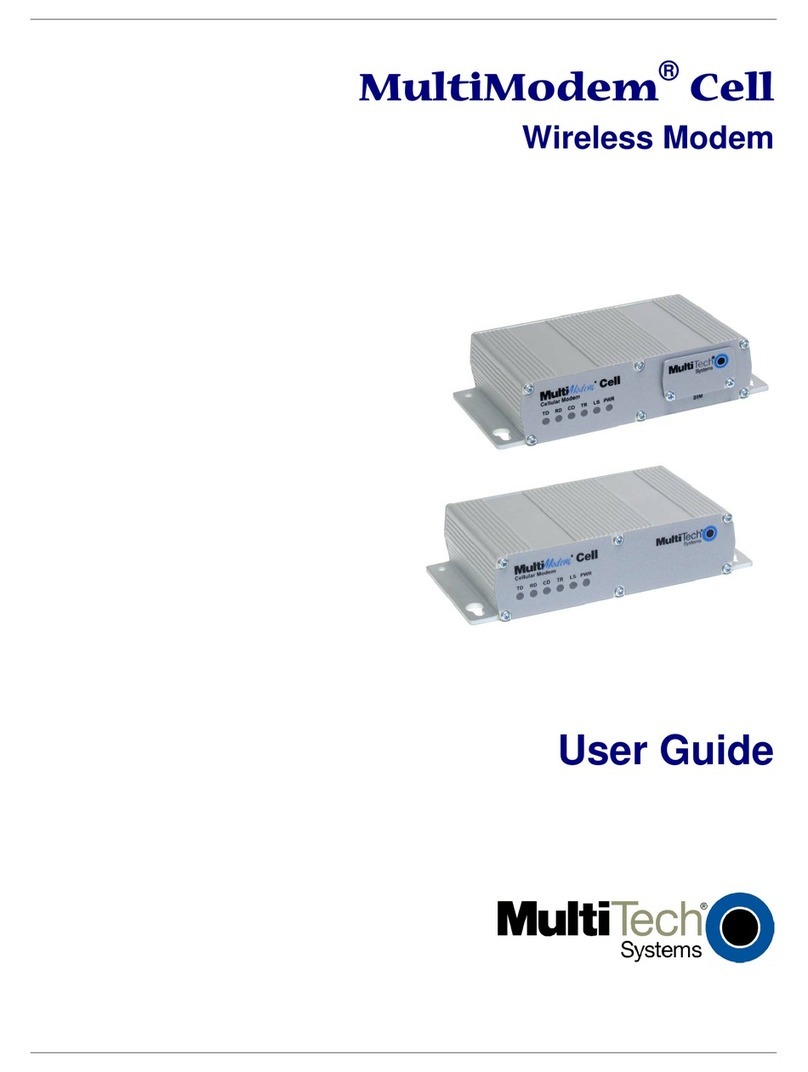 Multitech MultiModem Cell MTCBA-E1 User manual