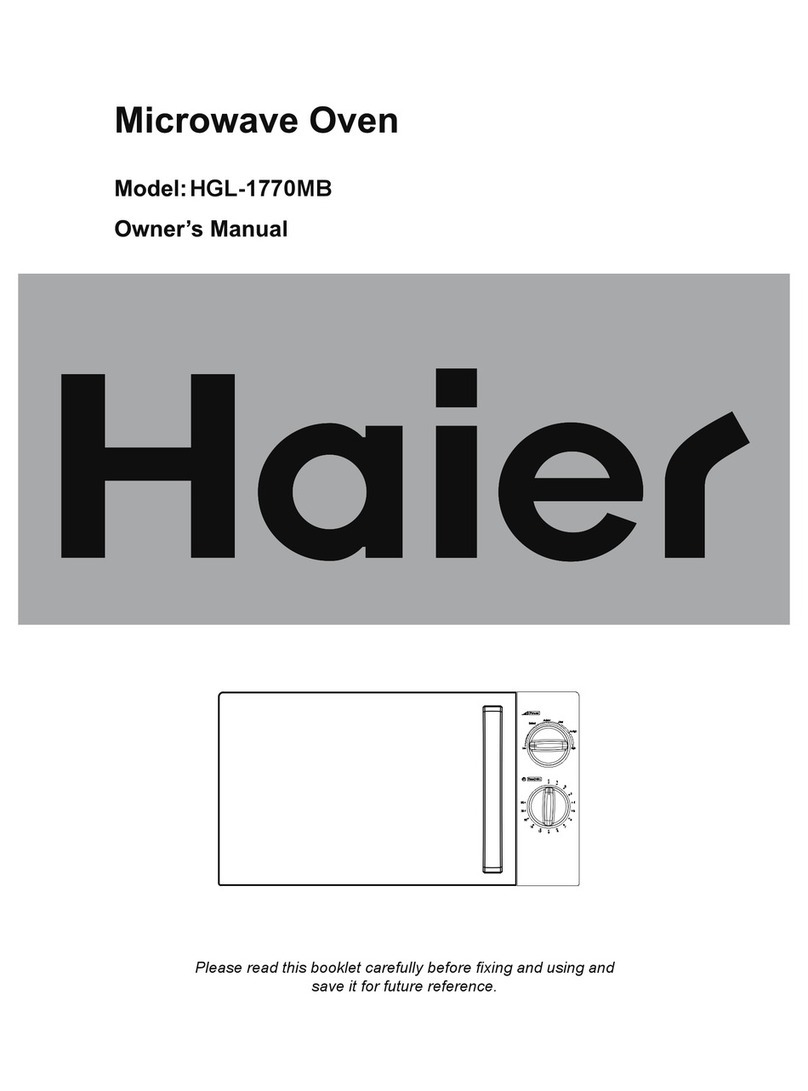 Haier HGL-1770MB User manual Haier HGL-1770MB User manual