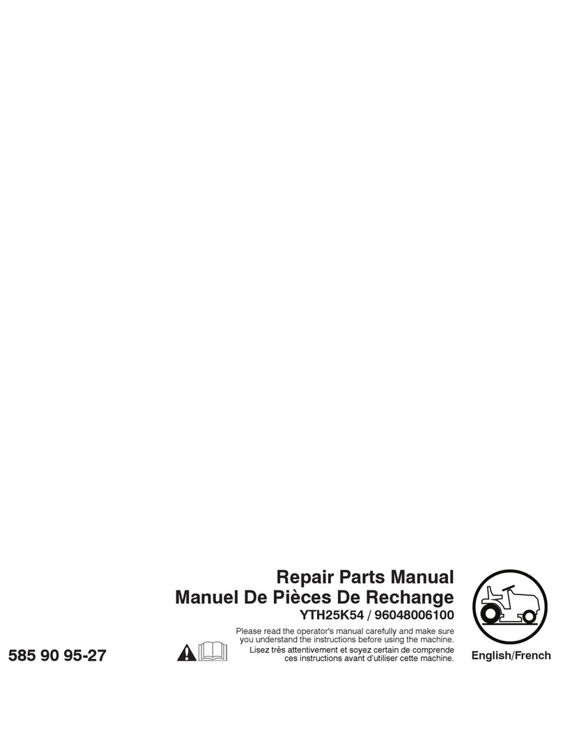 Husqvarna YTH25K54 Repair parts manual