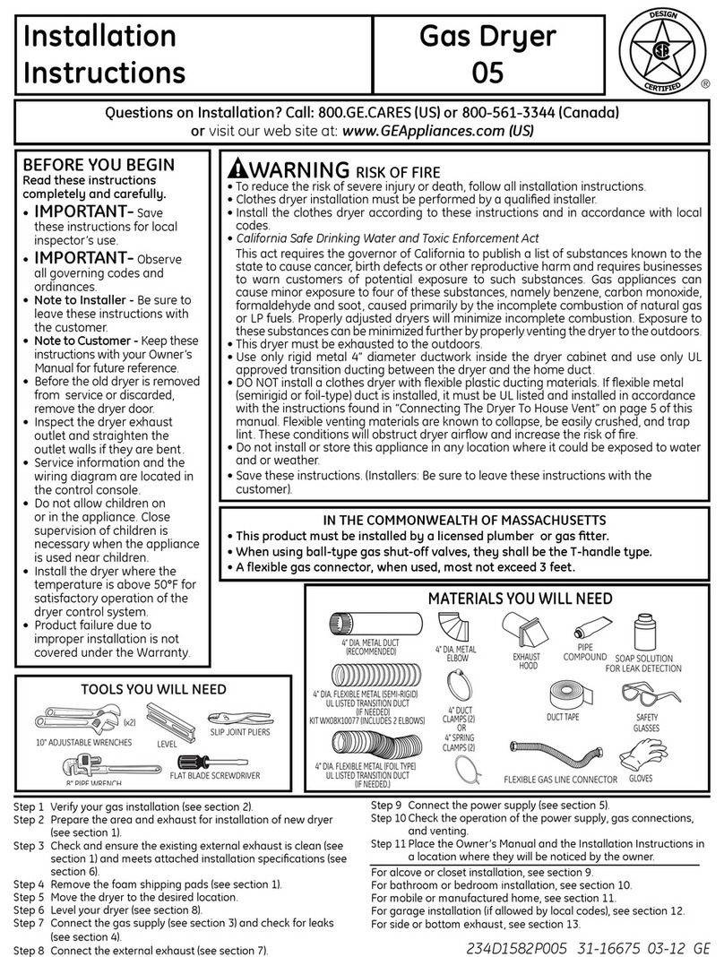 GE DCCB330GJWC installation instructions