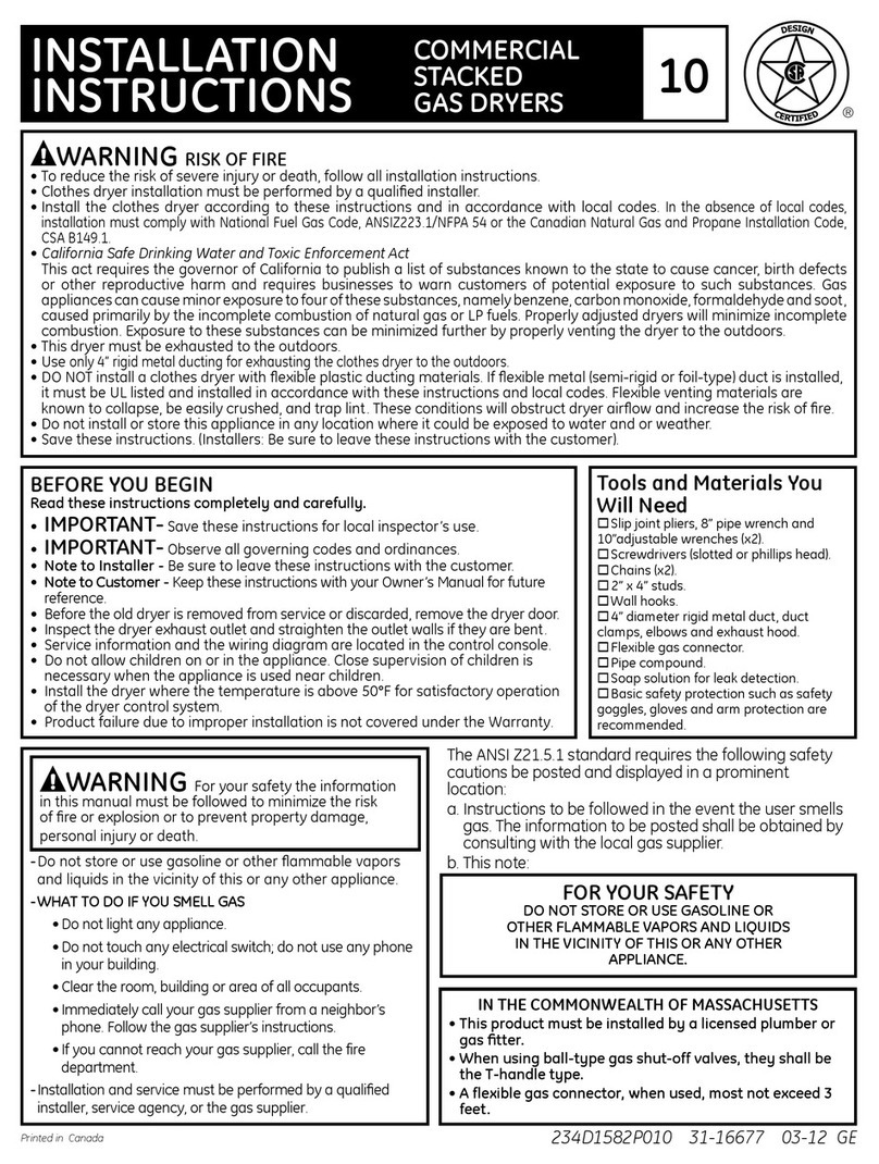 GE DDC4500TWH User manual