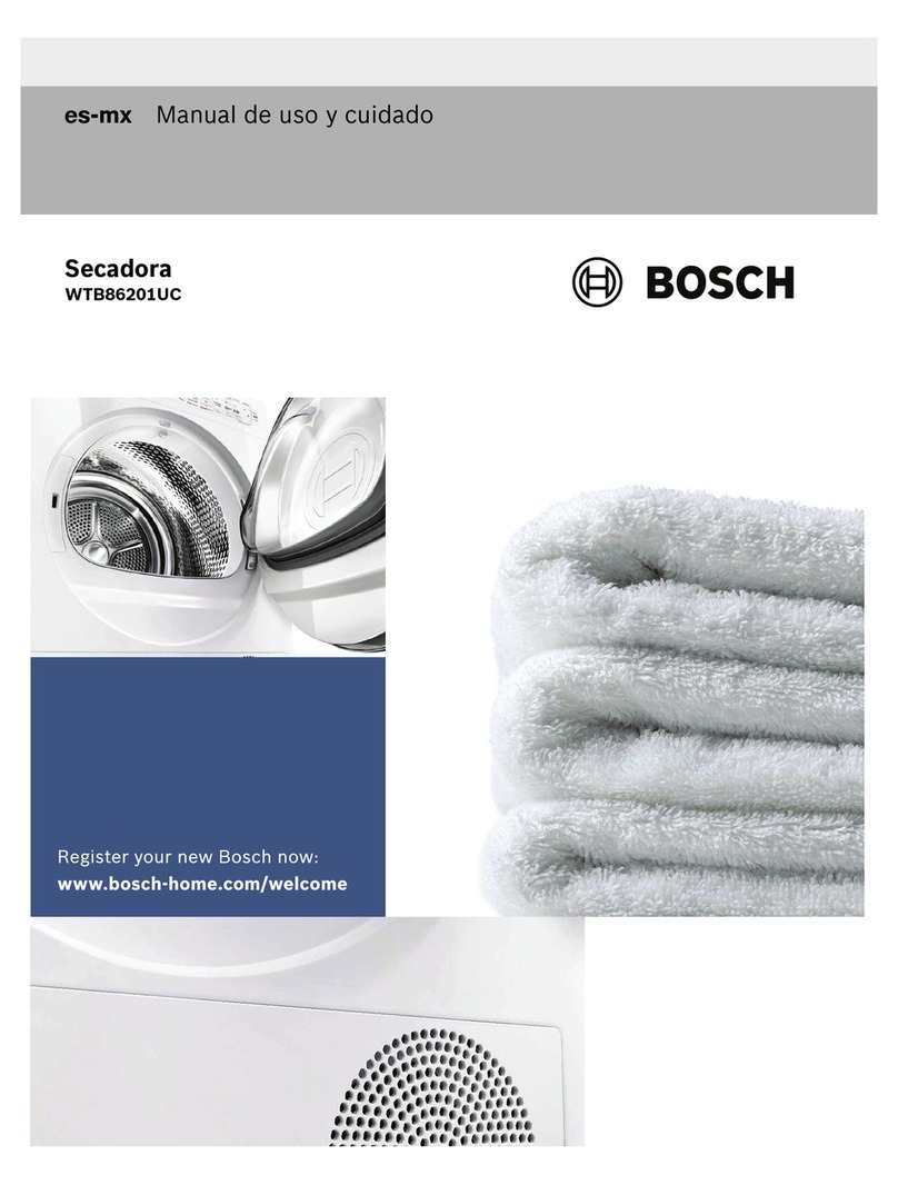Bosch WTB86201UC Instructions for use Bosch WTB86201UC Instructions for use