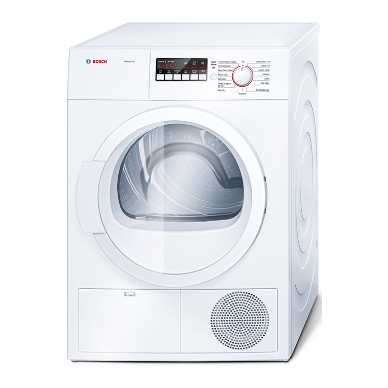 Bosch WTB86200UC use and care manual