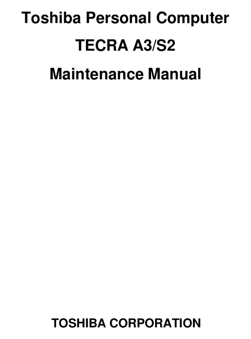 Toshiba Tecra A3-S711 User manual