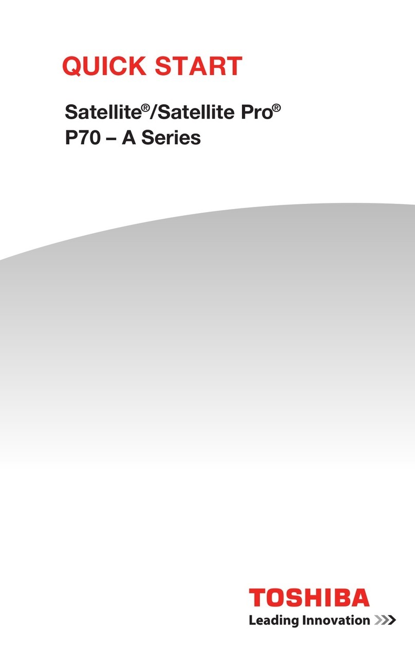 Toshiba Satellite P70-AST2NX1 User manual