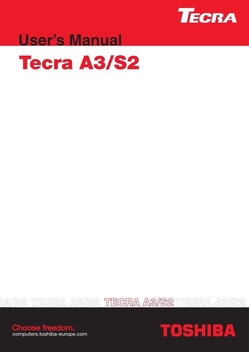 Toshiba Tecra A3 user manual